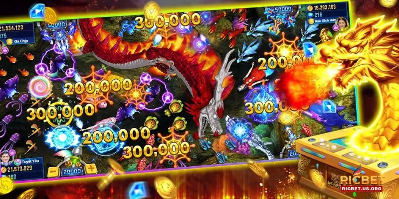 Bắn Cá Long Vương RICBET - Chơi Thả Ga, Kiếm Tiền Cực Đã 1 Bắn cá Long Vương thú vị và thu hút nhiều người chơi tham gia.