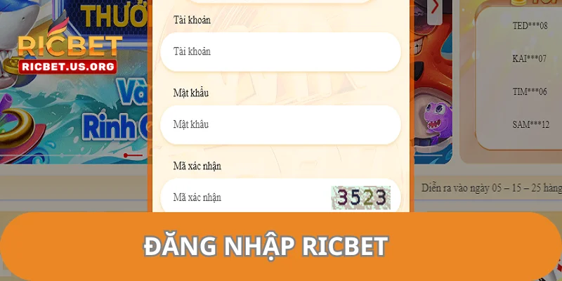 Đăng Nhập RICBET- Truy Cập Nhanh, Cá Cược Thả Ga 1 Đăng nhập RICBET trên website được nhiều người lựa chọn.