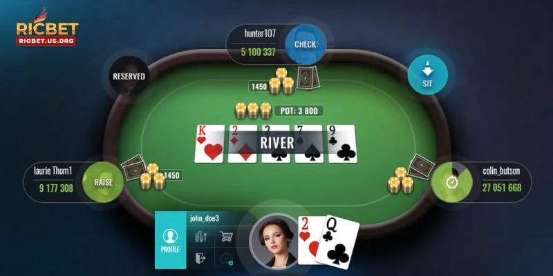 Kỹ năng phán đoán rất quan trọng trong ván cược Poker.