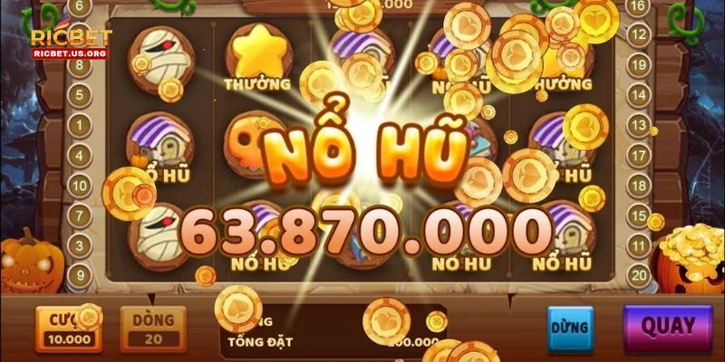 Nổ hũ ăn xèng là tựa game slot ăn khách hàng đầu tại RIC BET.