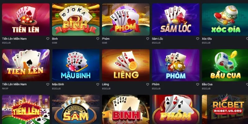Sân chơi game bì RIC BET cung cấp kho kèo cược bạc tỷ.